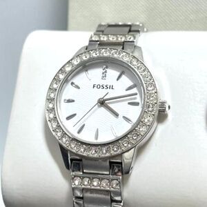 4/$100 Fossil Jesse Three-Hand Stainless Steel Watch ES2362 Silver